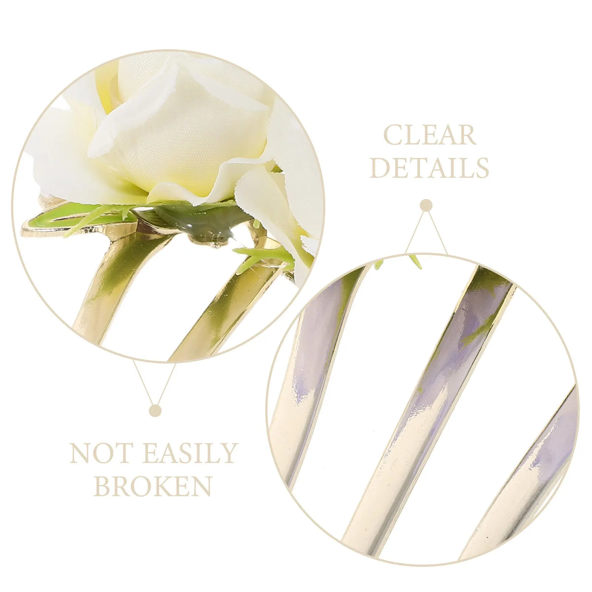 3-Pack Vintage Peony Flower Hair Forks | Chinese Style Updo Pins Floral Hair Fork Set QXL