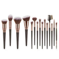 20-35 Pc Makeup Brush & Sponge Set with Headband & Puff Makeup Brush Set QXL 15pcs