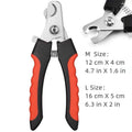 Professional Pet Nail Clipper with Safety Guard – Cat & Dog Pet Nail Clipper QXL red SIZE L