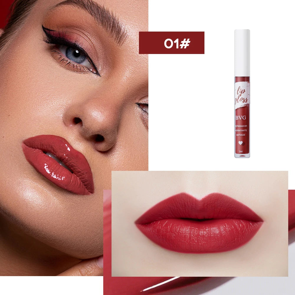 Matte Lip Glaze | Milk Velvet Long-Lasting Moisturizing Lip Matte Lip Glaze QXL