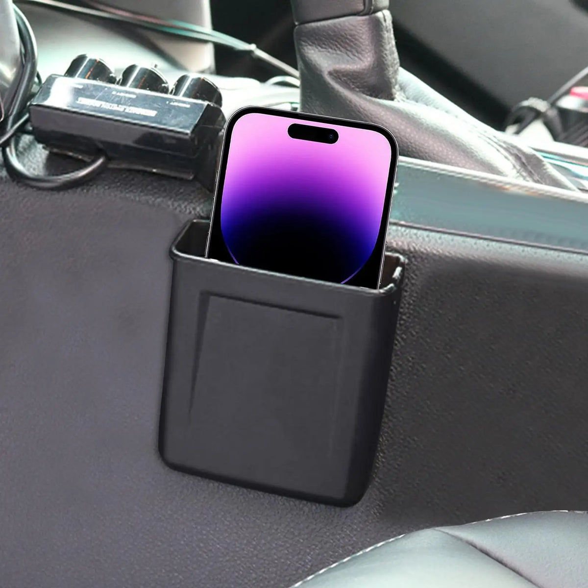 Sticky Adhesive Car Dash Organizer | Phone & Card Holder Box Car Dash Organizer QXL