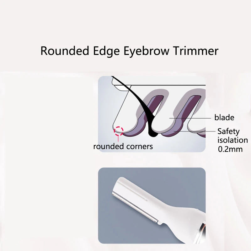 Electric Eyebrow Trimmer & Mini Facial Hair Remover Shaver Electric Hair Trimmer QXL
