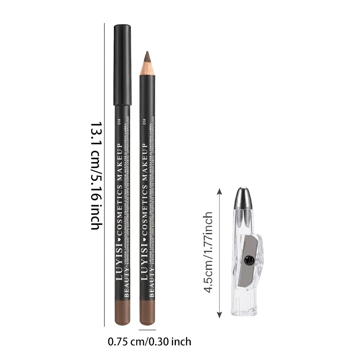 Waterproof Velvet Matte Lip Liner Set with Sharpener – 3 Pcs Lip Liner Set QXL