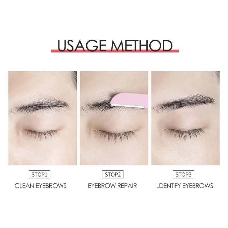 Folding Eyebrow Trimmer Stainless Steel Blade – 1/3/5 Pack Eyebrow Trimmer QXL