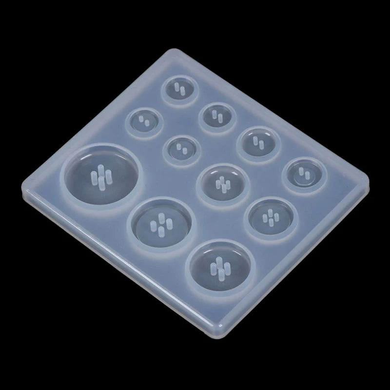 Silicone Button & Pendant Resin Mold – 11 Sizes DIY Jewelry Resin Jewelry Mold QXL 1 Pc