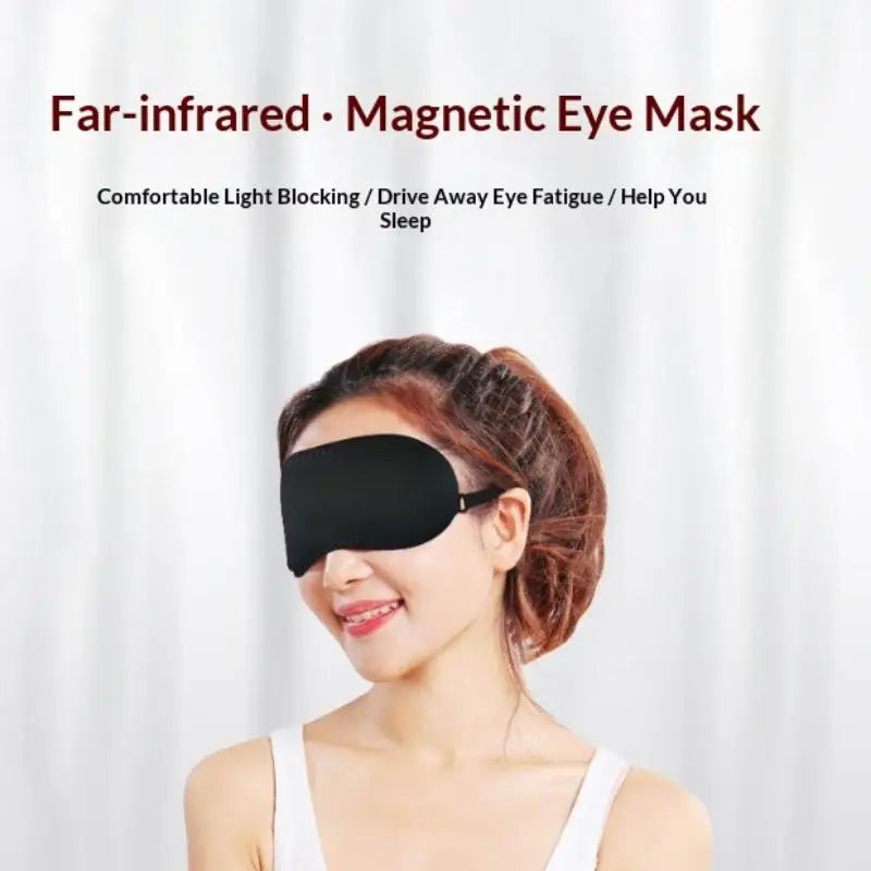 Magnetic Sleep Eye Mask – Light Blocking & Far Infrared Care Sleep Eye Mask QXL