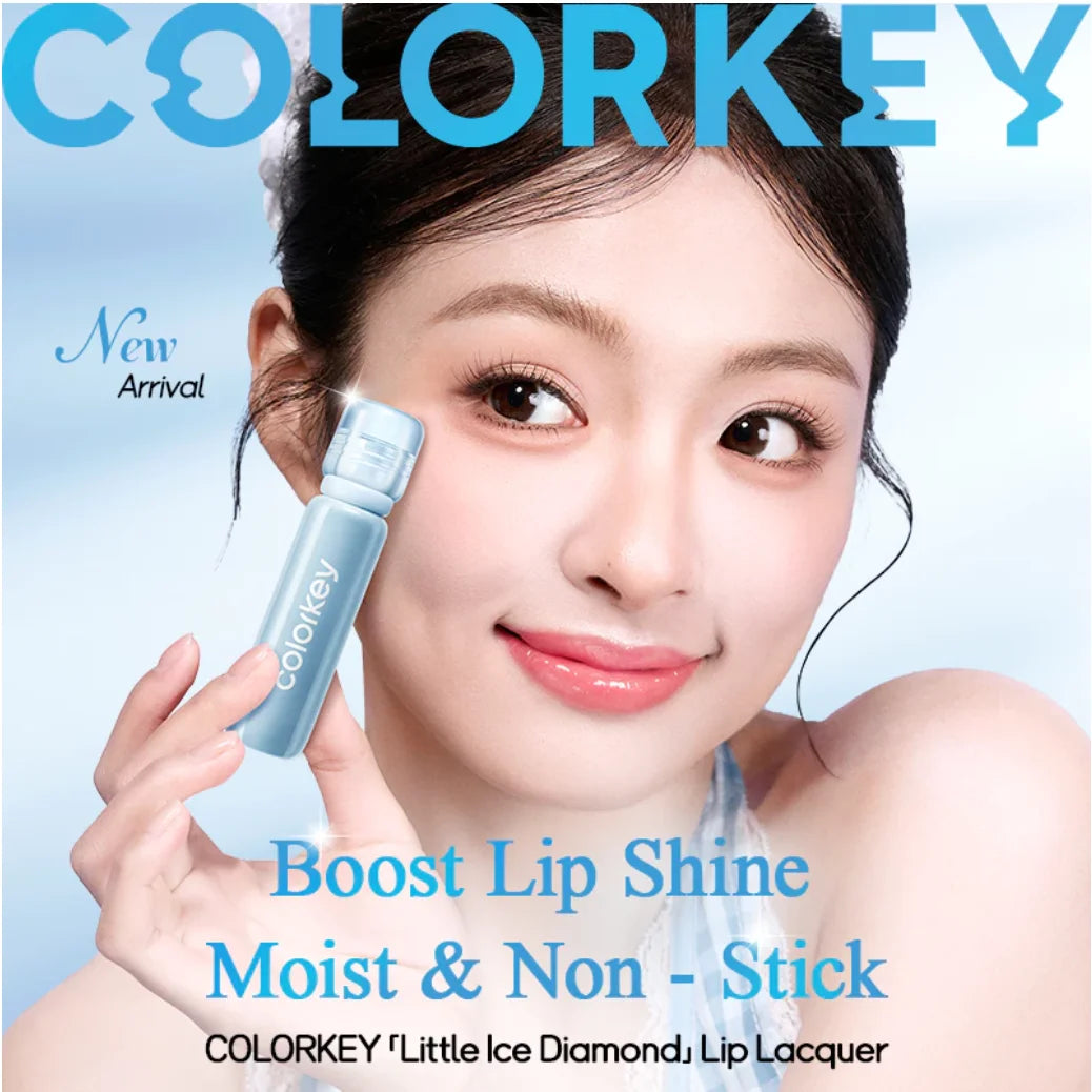 COLORKEY Glossy Lip Lacquer | Plump, Moisturizing & Transfer-Proof Liquid Lipstick QXL