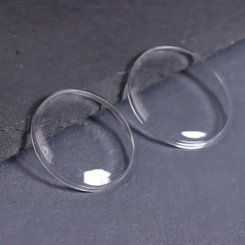 Acrylic Watch Crystal Replacement Lid 25–36mm | Clear Flat Face Watch Crystal Lid QXL
