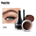 QiBest Waterproof Eyebrow Pomade & Gel Eyeliner Cream 4.5g Eyebrow Pomade QXL 02 Brown