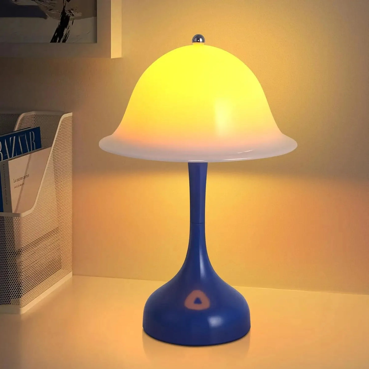 Wireless Dimmable LED Bedside Lamp | USB Rechargeable Touch LED Table Lamp QXL