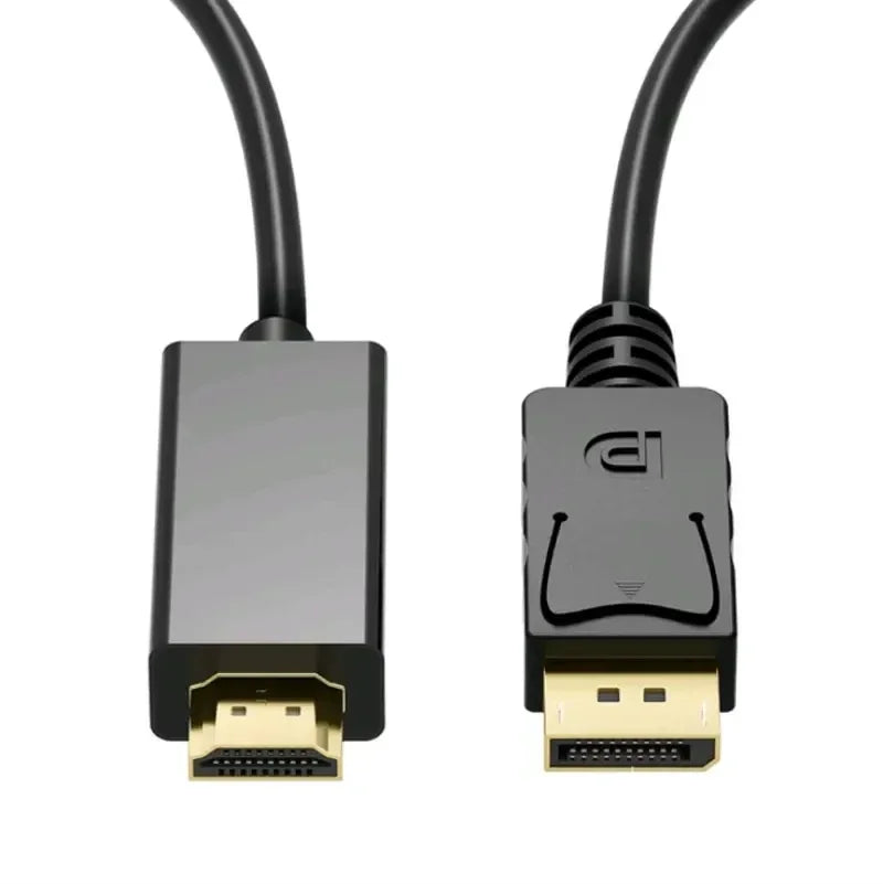 4K DisplayPort to HDMI Cable | DP to HDMI Male to Female DisplayPort HDMI Cable QXL