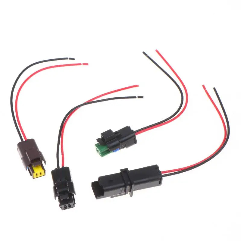 2-Pin Waterproof Plug Connector Male Female | Car Motorcycle Waterproof Wire Connector QXL