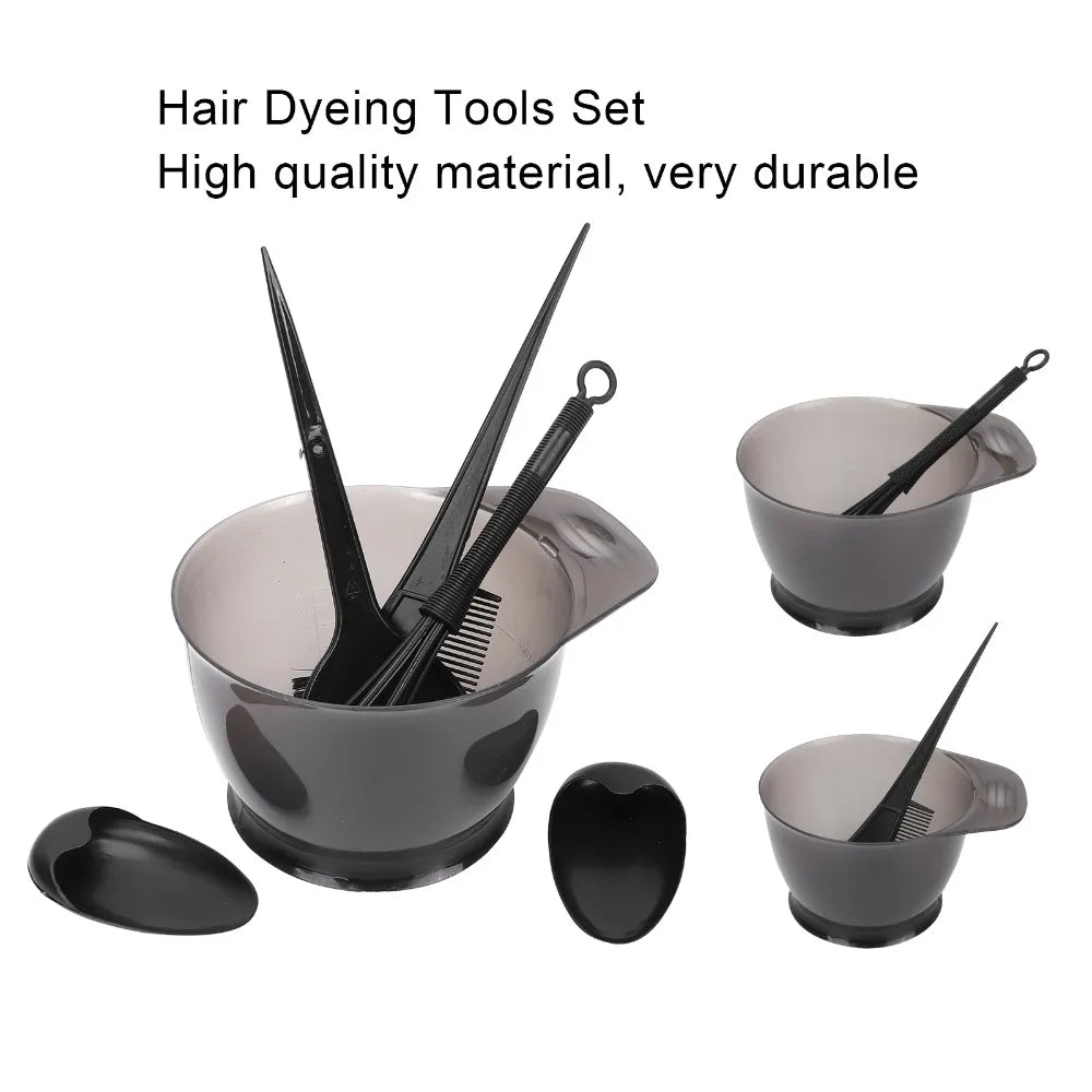 Professional Hair Coloring Kit – Bowl, Brush, Comb & Earmuffs Hair Coloring Kit QXL