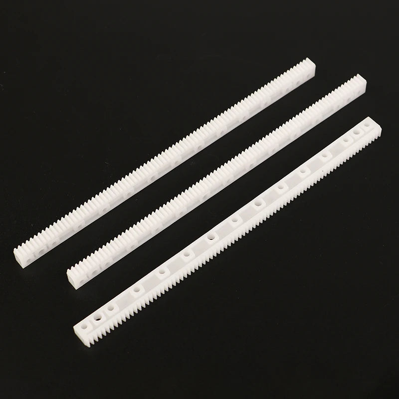 10-Pack 125mm Plastic Gear Rack 83 Teeth | 0.5M DIY Parts Plastic Gear Rack QXL