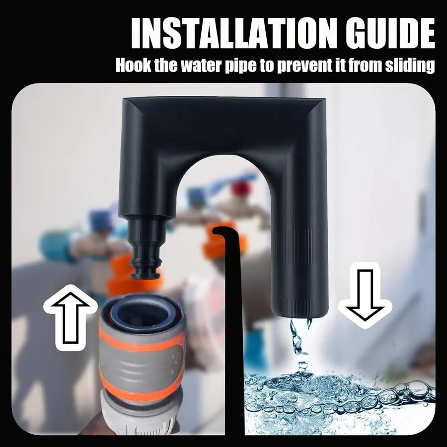 Pool Fill Hose Holder – Anti-Slip Bracket for Pool, SPA & Pond Pool Hose Bracket QXL