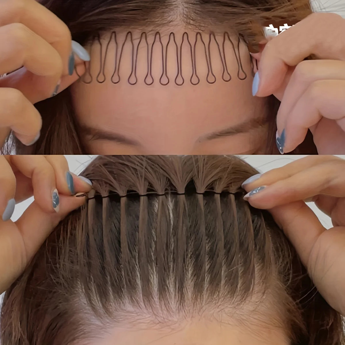 Wavy Bobby Hair Pins | Bangs & Flyaway Clips Set of 3 Bobby Hair Pins QXL