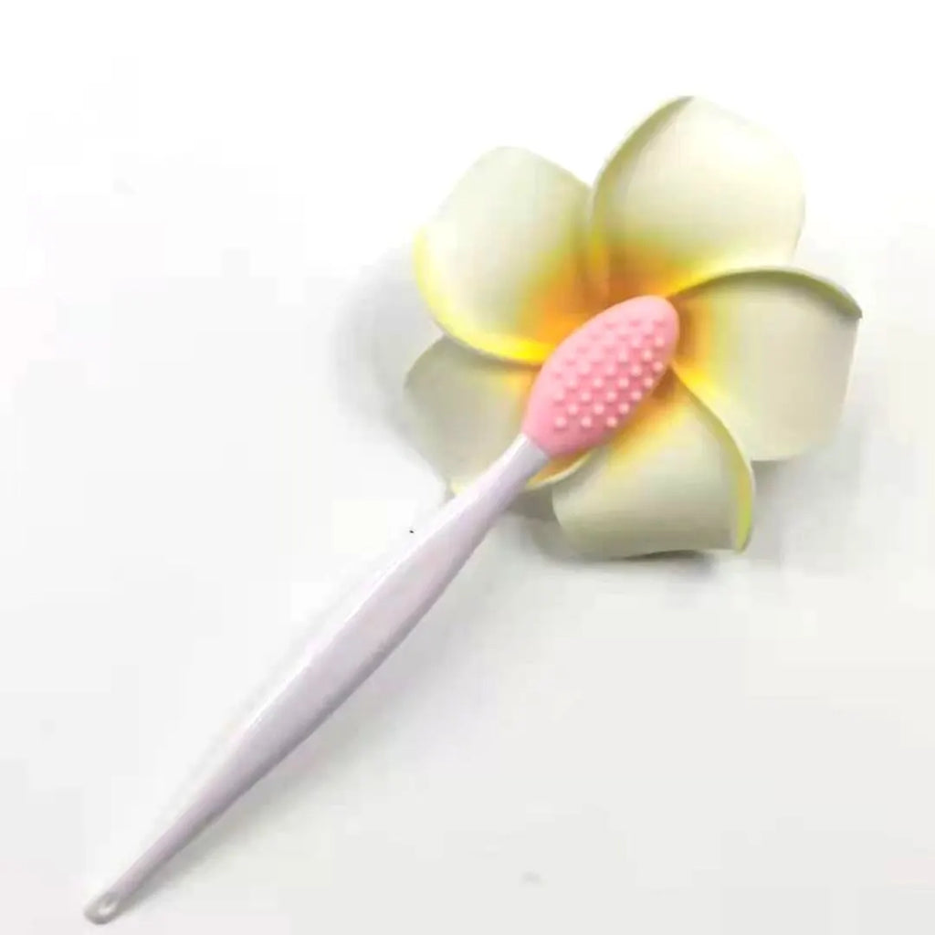Silicone Double-Sided Face Scrub & Blackhead Cleansing Brush Facial Cleansing Brush QXL