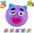 Dog Face Swap Squishy Toy | Slow Rise Sensory Squeeze Fun Squishy Sensory Toy QXL 1Pcs Purple