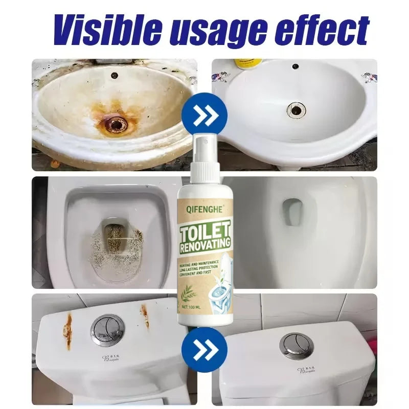 Bathroom Toilet Renovation Spray | Long-Lasting Clean Bathroom Cleaning Spray QXL