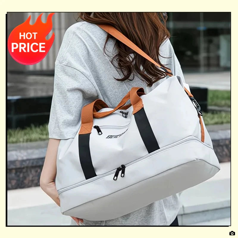 Oxford Gym & Travel Duffle Bag | Crossbody Weekender Travel Duffle Bag QXL