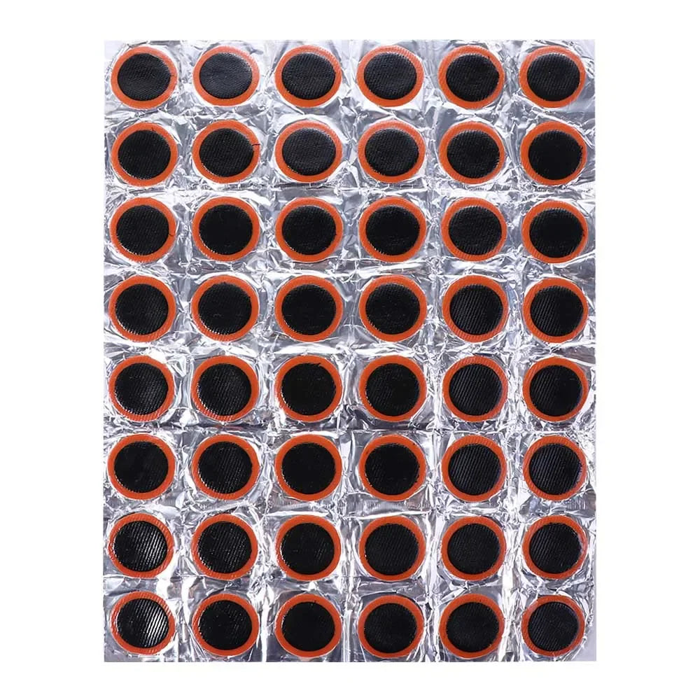 48-Pack 25mm No-Glue Bike Puncture Repair Patches | Inner Tube Puncture Repair Patches QXL