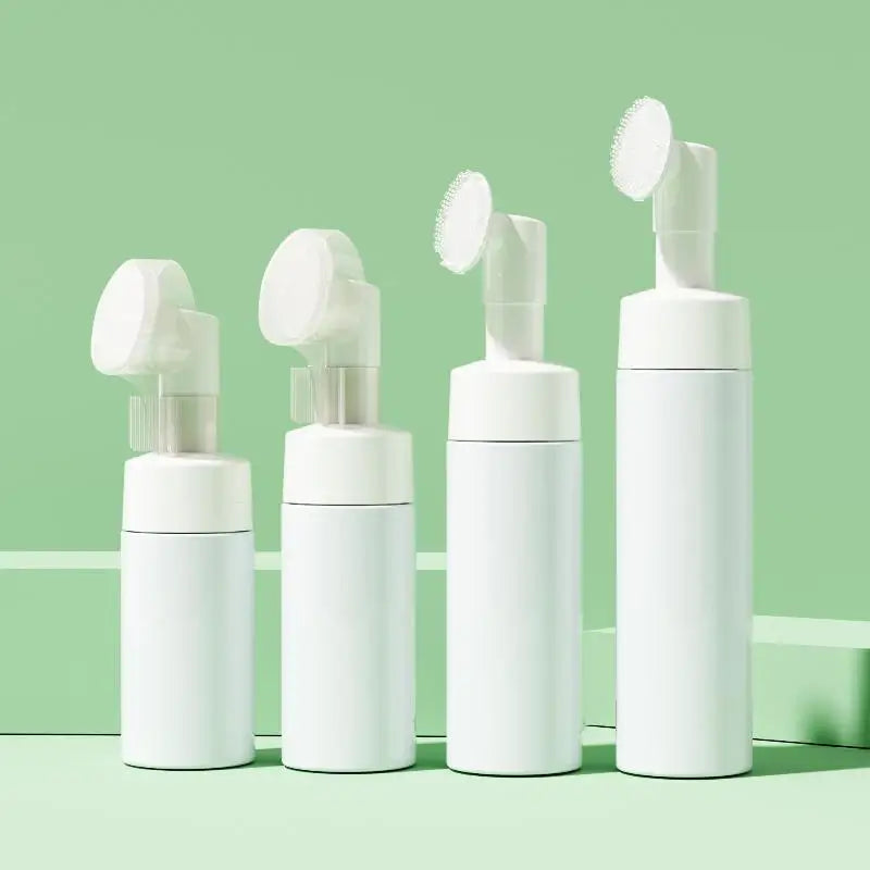 Foaming Mousse Dispenser Bottle + Silicone Brush | 100–200ml Foaming Pump Dispenser QXL