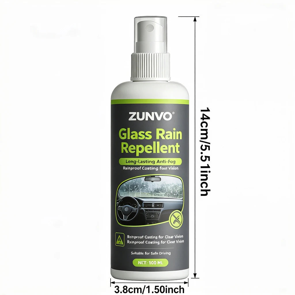QXL Rain Repellent & Anti-Fog Glass Spray | 100ml Car Glass Coating Spray QXL