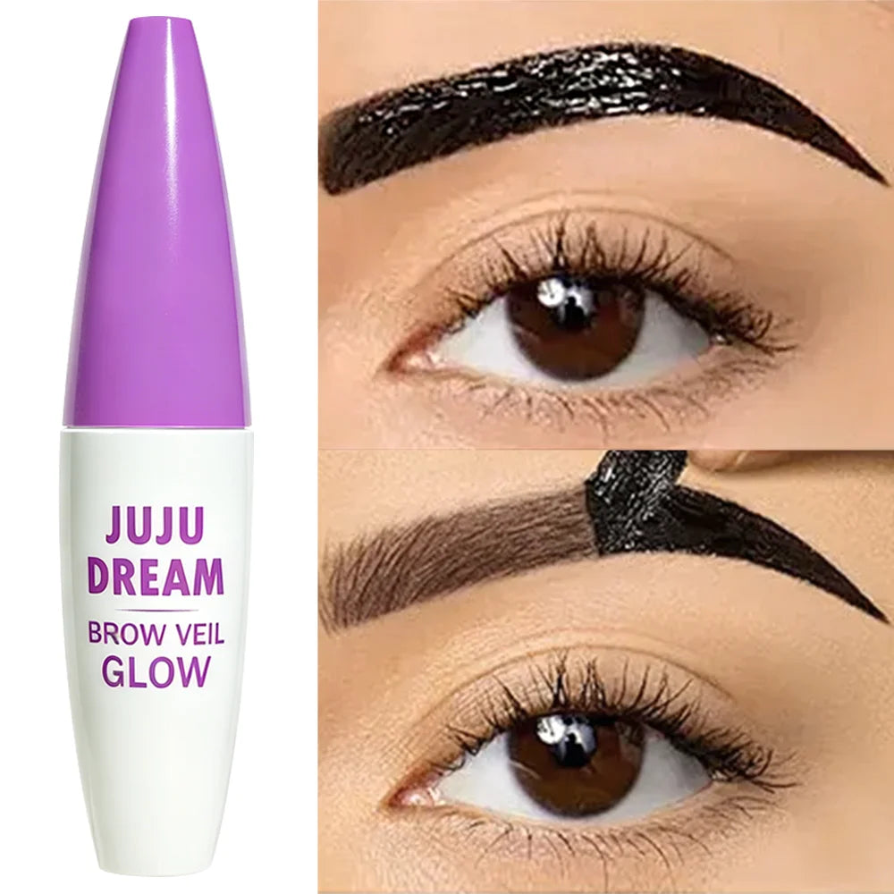 JUJU Dream Peel-Off Eyebrow Tint Gel | Waterproof Brow Color Eyebrow Tint Gel QXL