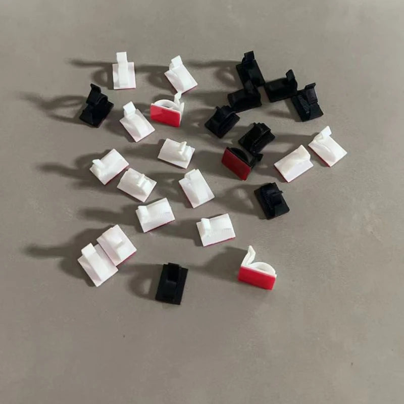 30-Pack Cable Management Clips | Wire Clamps for PC, Car & Wall Cable Management Clips QXL