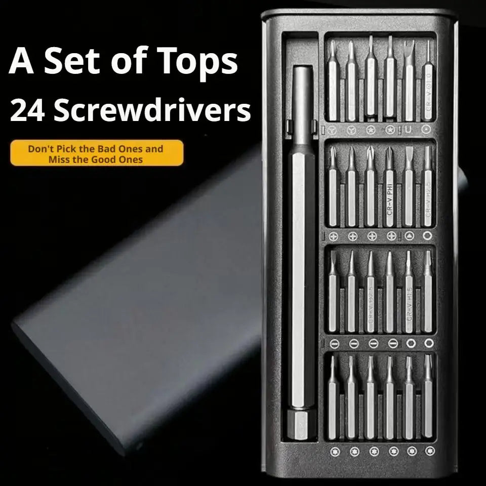 24-in-1 Precision Screwdriver Set for Electronics & Watches Precision Screwdriver Set QXL
