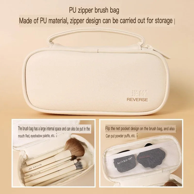 12-Piece Makeup Brush Set | Soft Bristles & Storage Bag Makeup Brush Set QXL