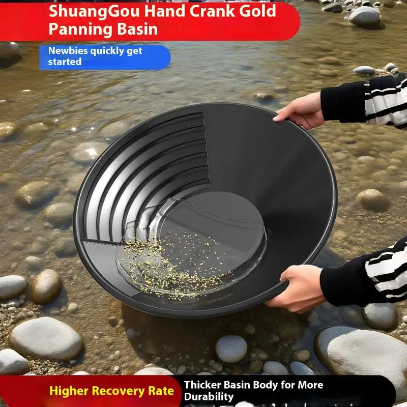 Gold Panning Pan Set | Riffle Design Prospecting Kit Prospecting Pan Kit QXL