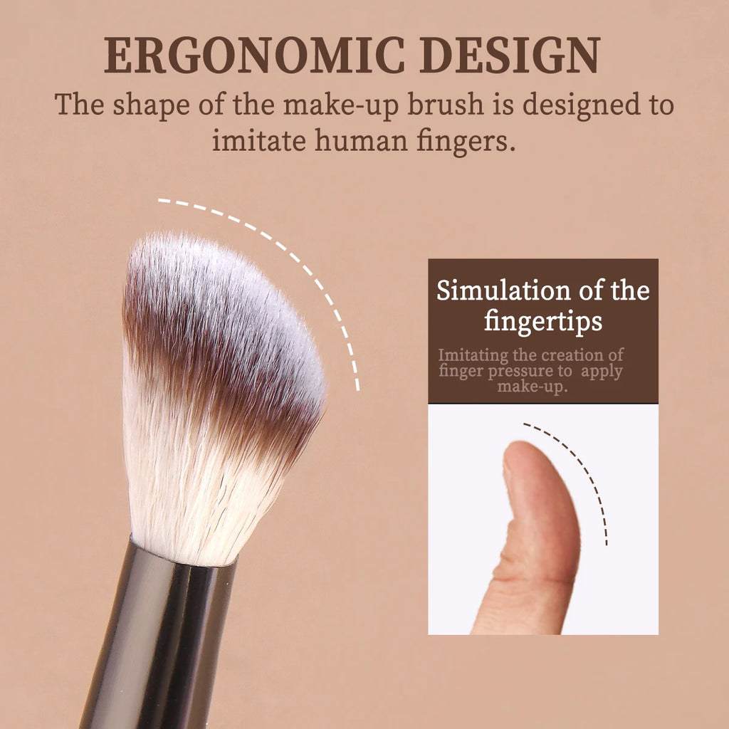 MAANGE 10-Pc Eye Makeup Brush Set | Eyeshadow & Highlight Eye Makeup Brush Set QXL