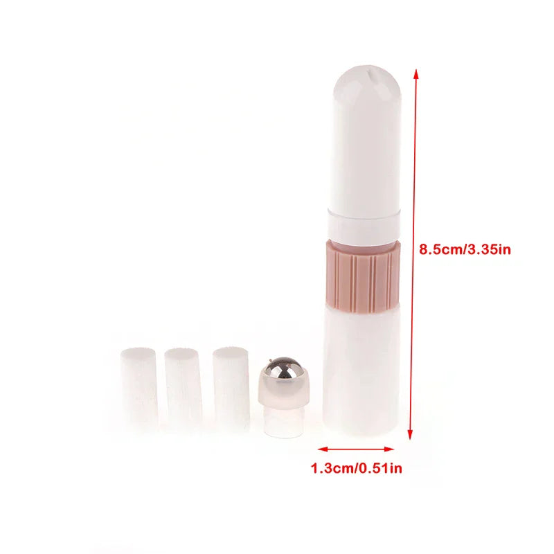 2-in-1 Blank Nasal Inhaler Sticks with Essential Oil Bottle Aromatherapy Inhaler QXL