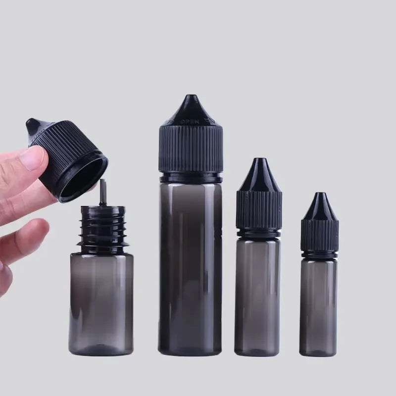 5-Pack PET Squeezable Dropper Bottles 10–120ml | Refillable Refillable Dropper Bottles QXL