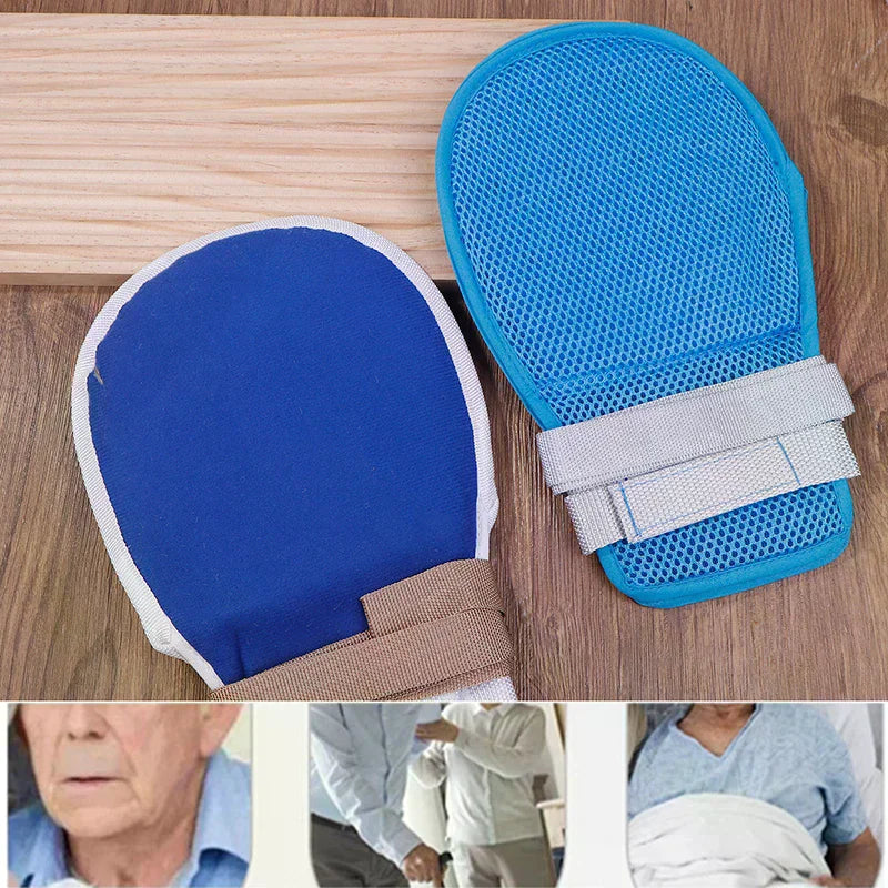 Hand Restraint Protector Glove | Detachable Anti-Scratch Nylon Patient Restraint Glove QXL