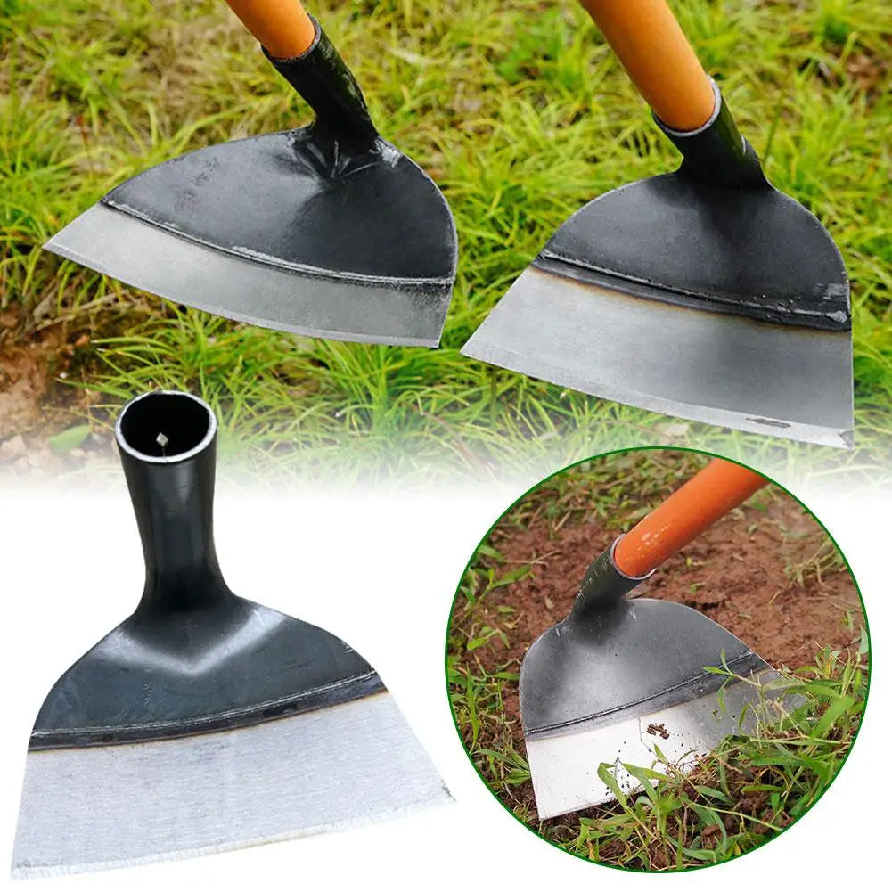 Heavy-Duty Farm Hoe | Manganese Steel Weeding & Tilling Tool Garden Hoe QXL