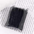 100-Pack Wave Bobby Pins Black & Gold | 5cm Invisible Hairclips Hair Bobby Pins QXL NO.1 100pcs