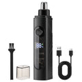 AFDEAL Mini Nose & Ear Hair Trimmer | USB-C Rechargeable Nose Hair Trimmer QXL black