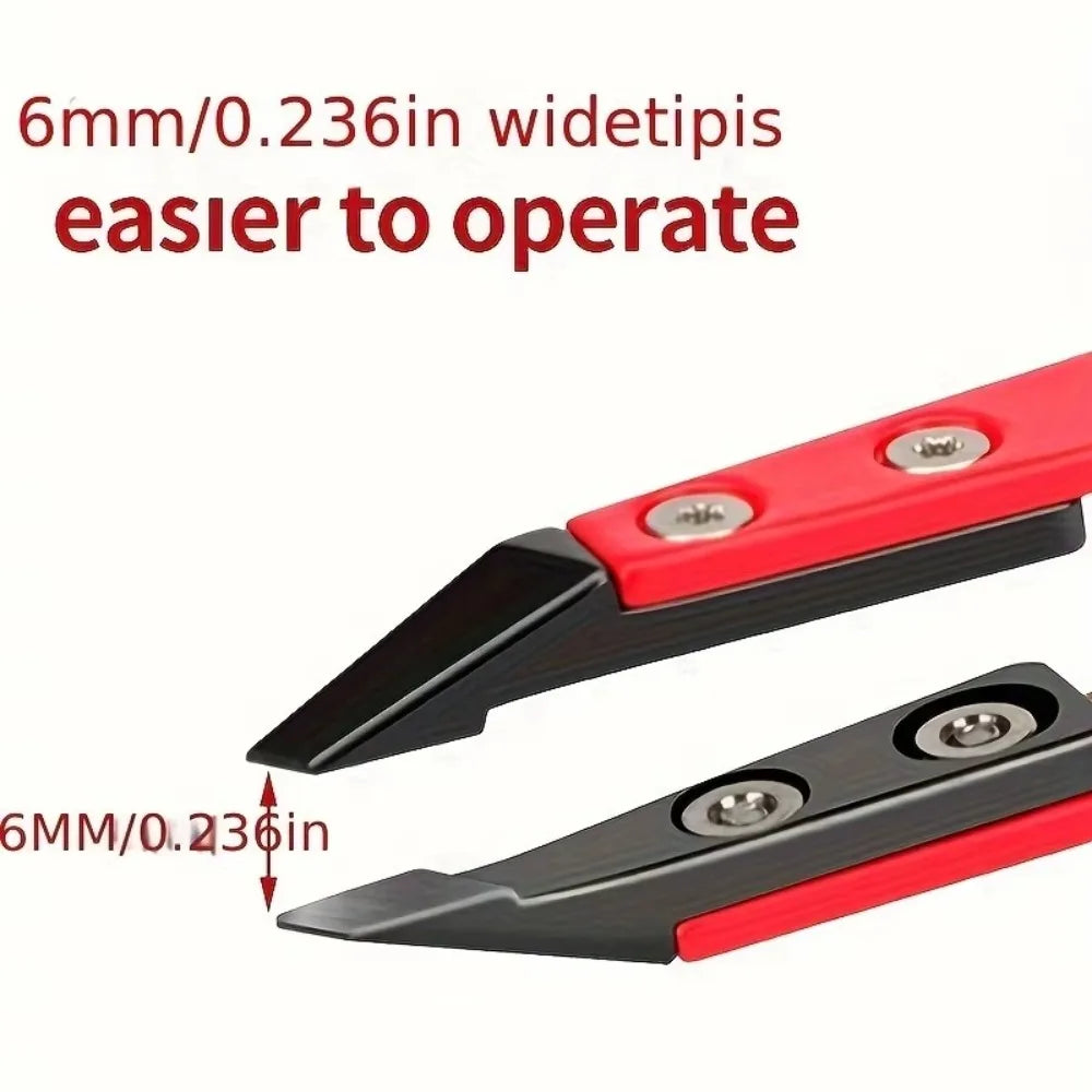 Zirconia Ceramic Pointed Tweezers – Brows, Lash & Beard Precision Tweezers QXL