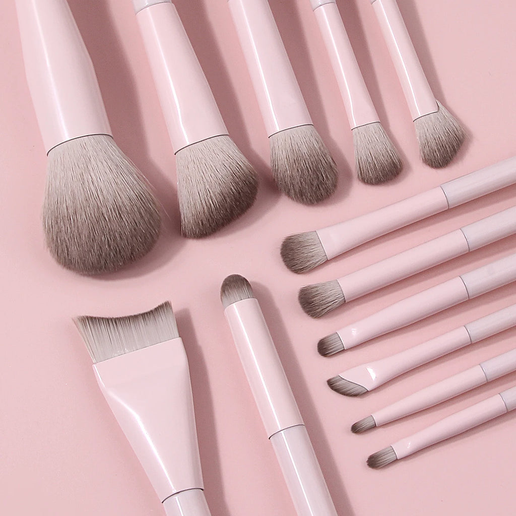 KOSSHOW 17-Piece Makeup Brush Kit | Face & Eye Brushes Makeup Brush Set QXL