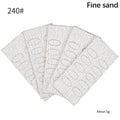 50-Pack Self-Adhesive Nail Sanding Flakes | Dual Grit Manicure Nail Sanding Flakes QXL Fine sand