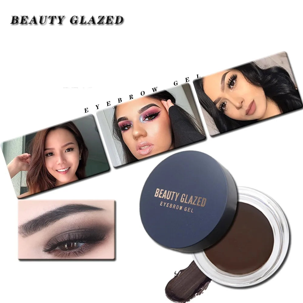Beauty Glazed 5-Color Matte Waterproof Liquid Eyebrow Gel Liquid Eyebrow Gel QXL