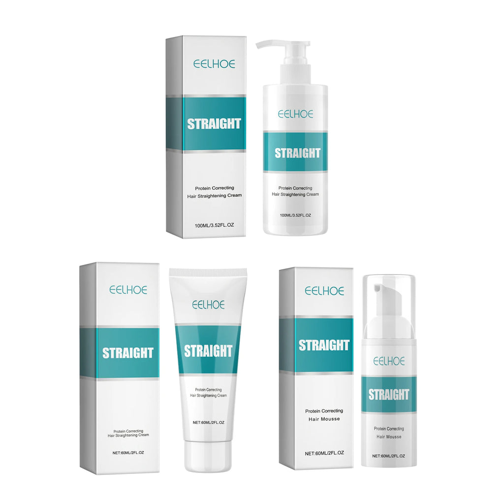 EELHOE Keratin Smoothing Cream | Frizz Control 100ml Leave-In Hair Cream QXL