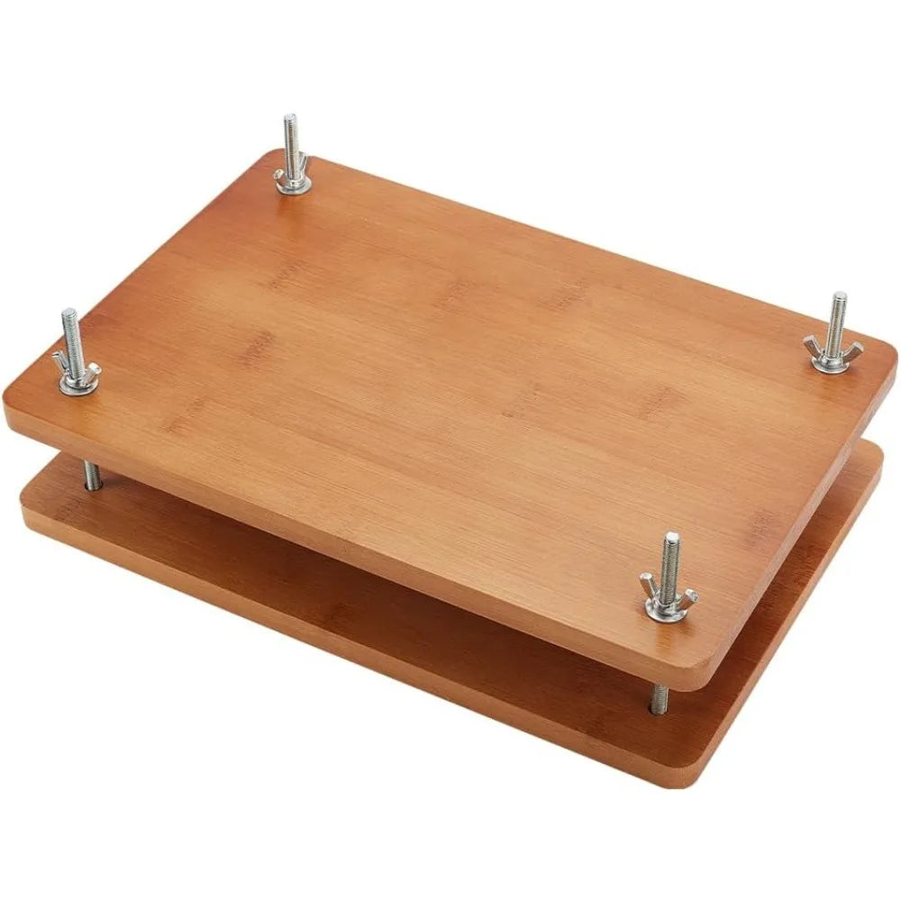 Large Wooden Book & Flower Press 11.6x7.87" | DIY Craft Kit Wooden Craft Press QXL