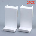 2-Pack Pegboard Game Controller Holder | Skadis-Fit Stand Controller Storage Holder QXL White
