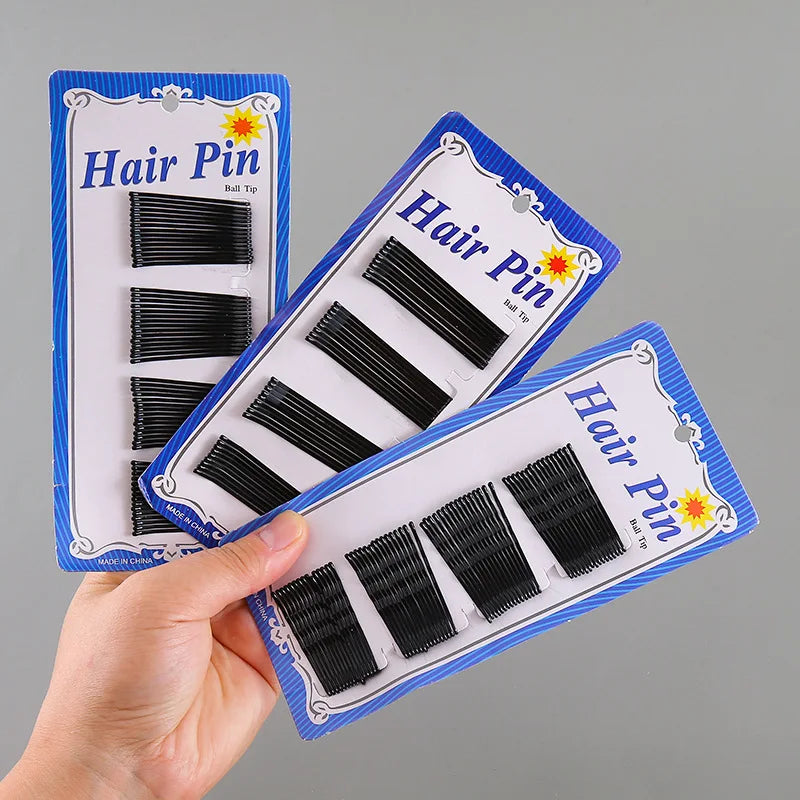 Women's Black Bobby Pins & Hair Clips | Waves & Straight 4–7cm Hair Clips & Bobby Pins QXL