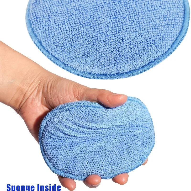 Car Wax Applicator Pads | Soft Sponge Polishing Kit 6/12-Pack Car Wax Applicator QXL