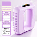 Electric Fascia Ring Massager with Belt | 5-Speed Vibration Vibration Massager QXL No plug Purple