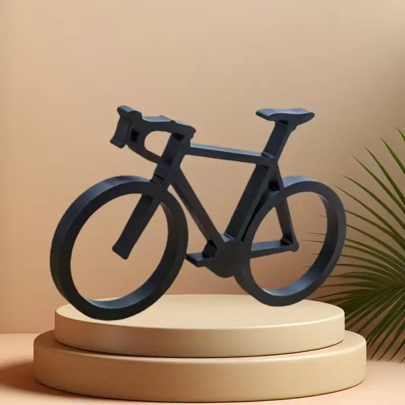 3D Printed Minimalist Bicycle Sculpture | Cycling Desk Decor Decorative Sculpture QXL